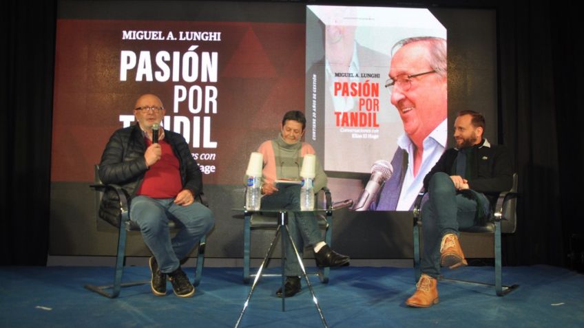 Miguel Ángel Lunghi presentó su libro "Pasión por Tandil"
