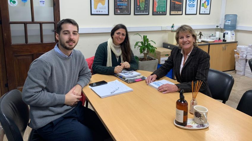 Agustina Miqueo participa de una capacitación en Colombia en el marco del Proyecto OVOP