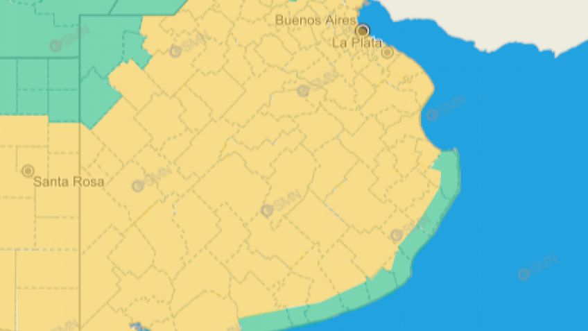 IMAGEN: SERVICIO METEOROLOGICO NACIONAL
