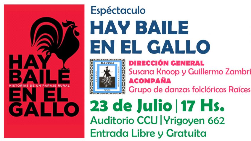 El domingo se presentará el espectáculo "Hay baile en El Gallo"