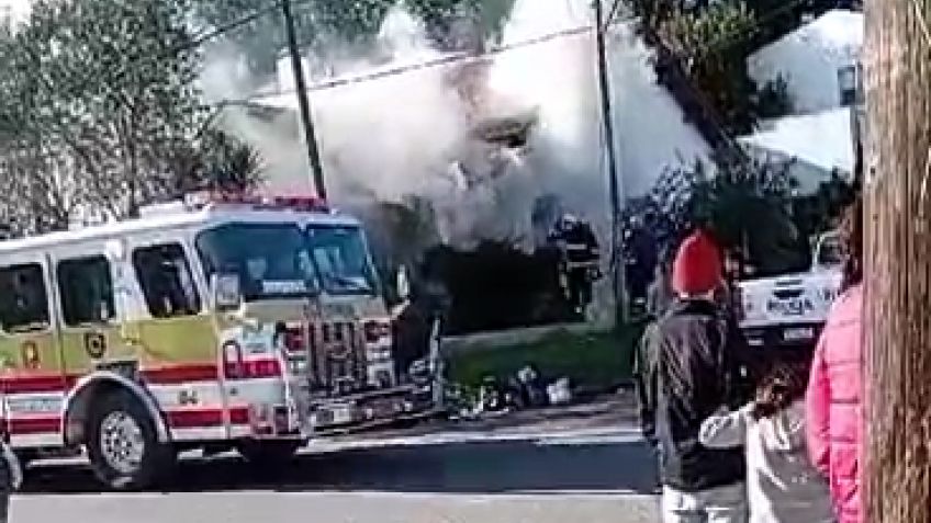 Bomberos controlaron un principio de incendio en una vivienda