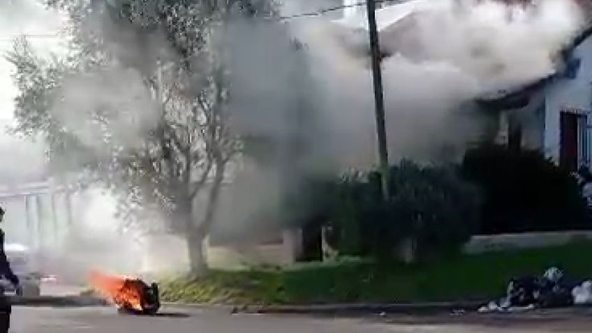 Bomberos controlaron un principio de incendio en una vivienda