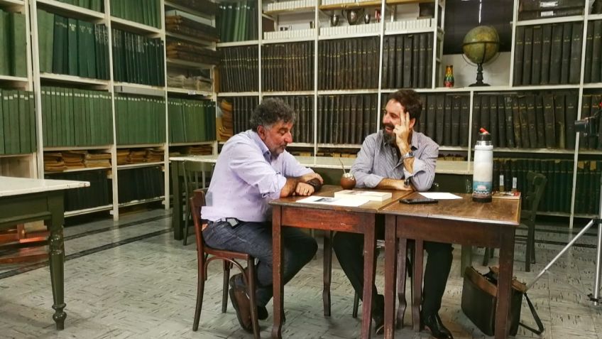 Elías El Hage en EntusiasMate, ciclo de entrevistas con literatura tandilense 