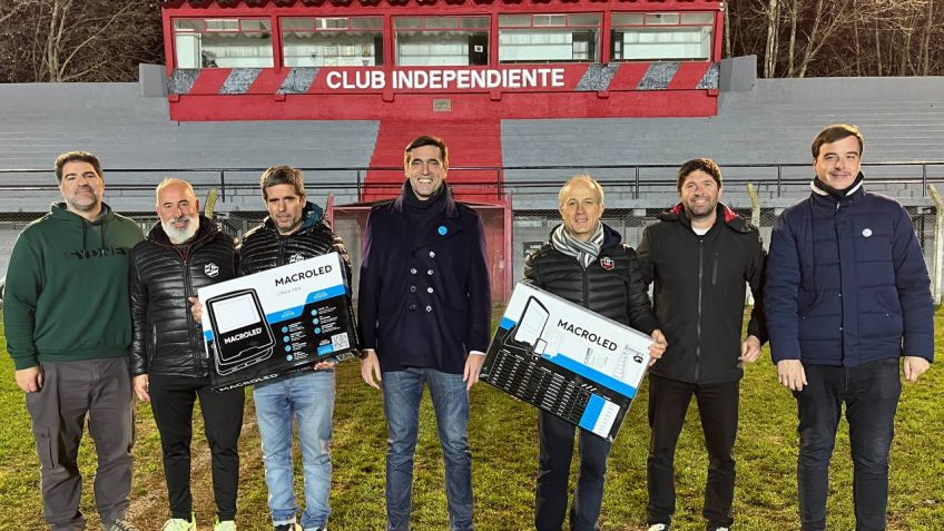 Independiente recibió un aporte para el recambio total de las luminarias de su estadio