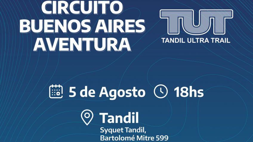 Presentación oficial de la competencia de aventura Tandil Ultra Trail