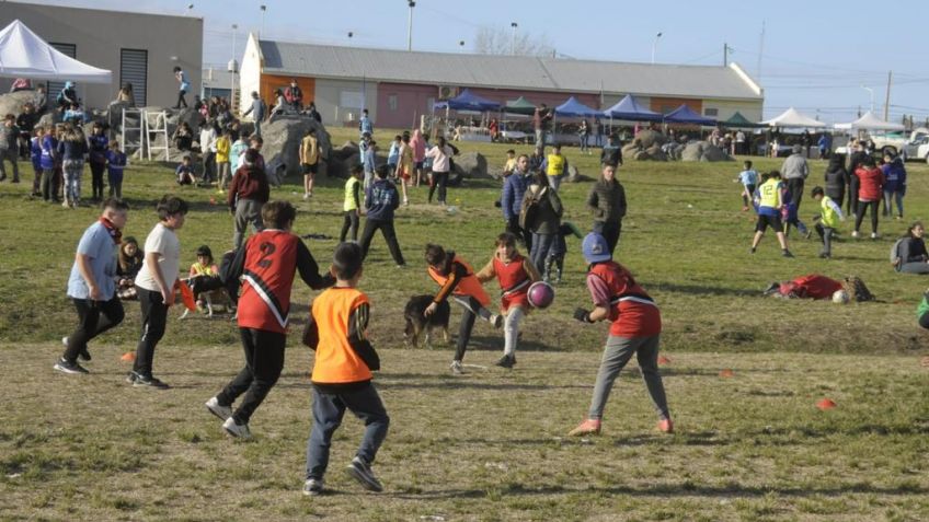 En el inicio del mes de las infancias, los Barrios Juegan tuvo epicentro en La Movediza