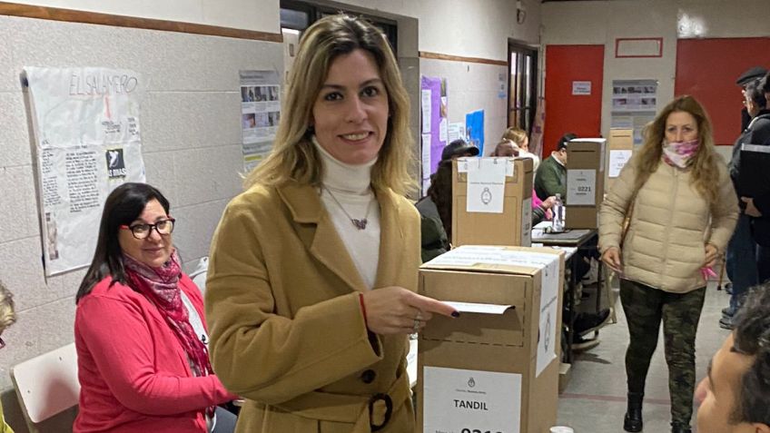 Votaron Federico Martínez y Noelia Domenighini