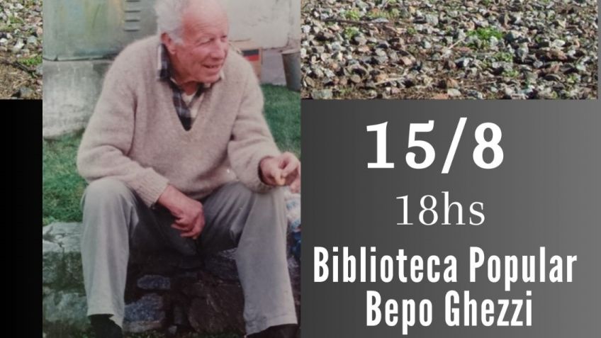 "Las huellas de Bepo Ghezzi", se abordará en un encuentro en el club La Movediza