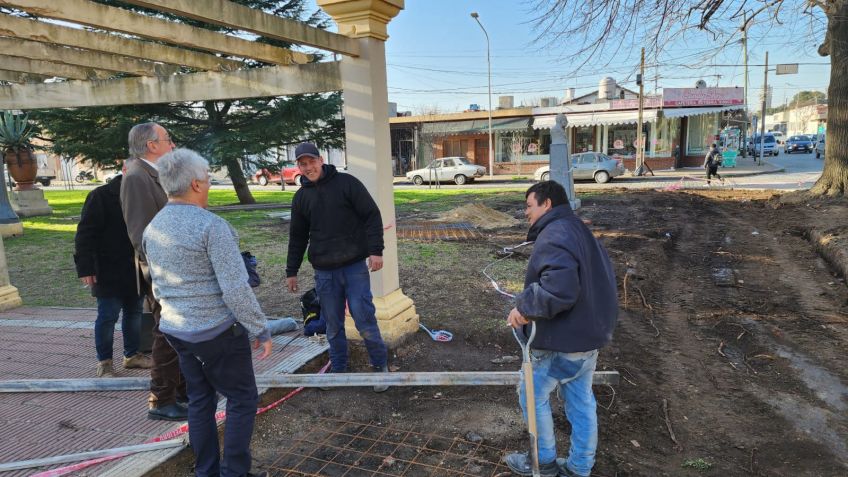 Tras las PASO, el intendente supervisó obras en diferentes sectores de la ciudad