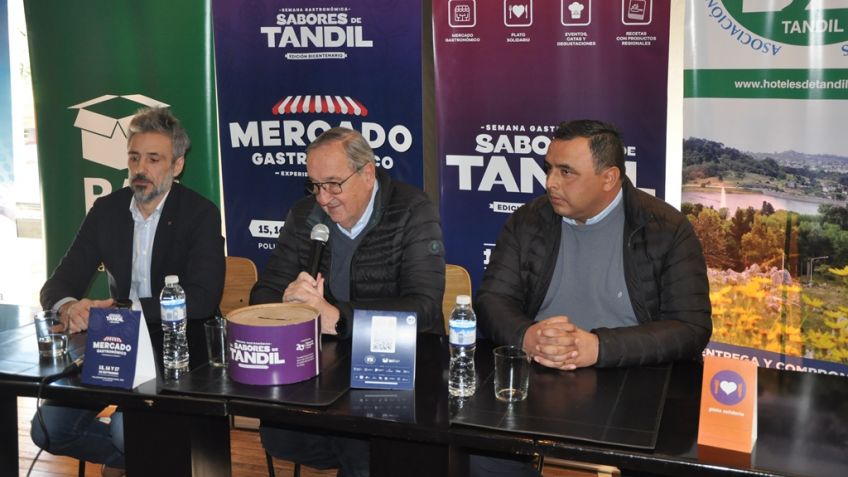 Se presentaron La Semana Gastronómica "Sabores de Tandil", el Plato Solidario y el "Mercado Gastronómico" 