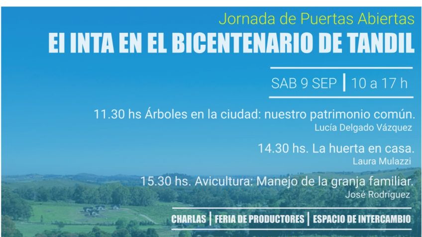 Jornada de Puertas Abiertas: El INTA en el Bicentenario de Tandil