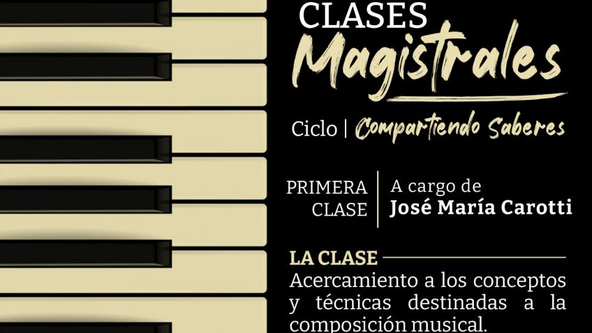 "Compartiendo Saberes": El Trío de Cámara brindará un ciclo gratuito de clases magistrales