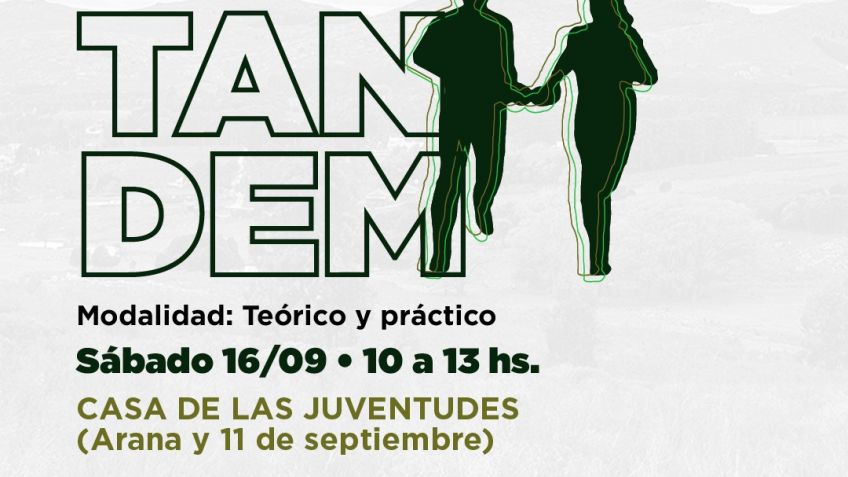 Mañana sábado se realiza el taller de iniciación Guía Tandem