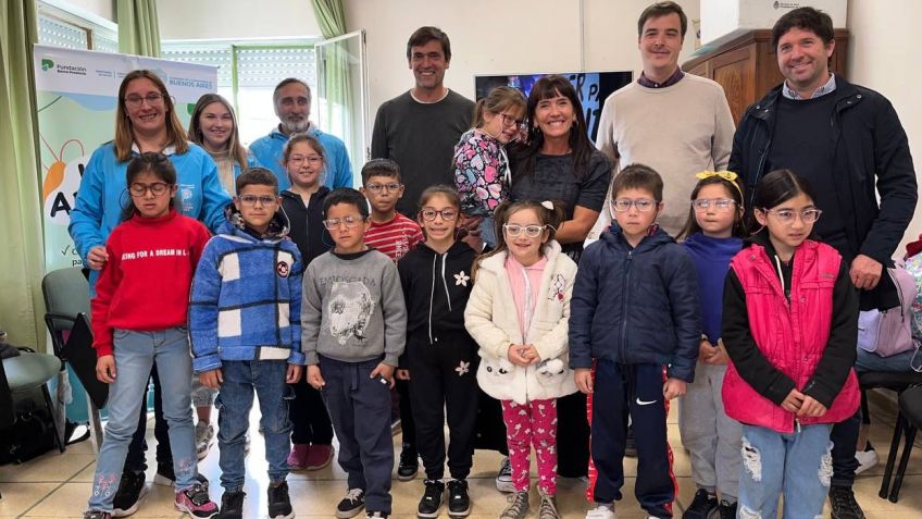 Entregaron lentes para niñas y niños a través del programa Ver para Aprender