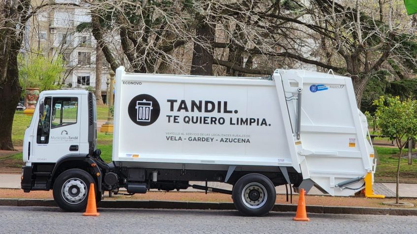 Recolección sumó un camión para Vela, Gardey y Azucena