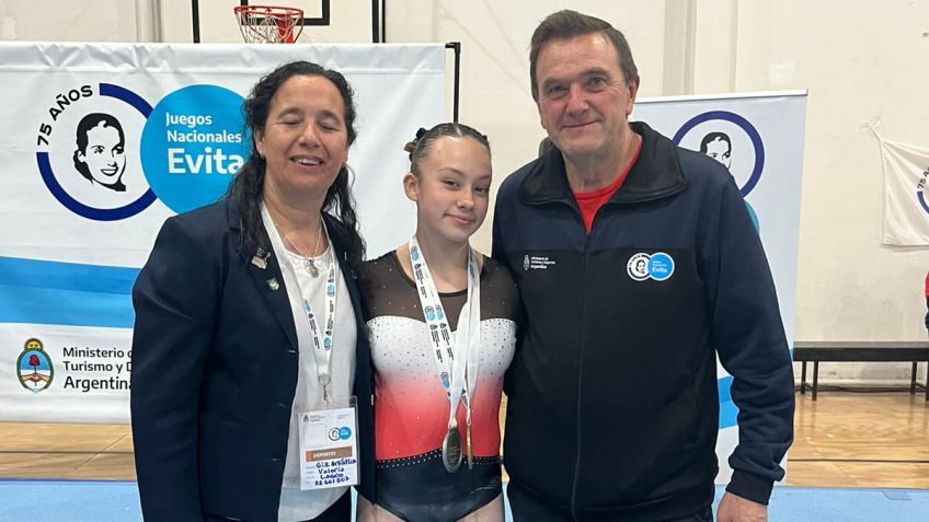 Maia Cordero obtuvo excelentes resultados en las finales de los Juegos Evita