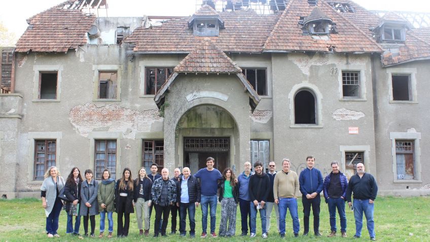 Sans Souci: comenzaron los trabajos técnicos para la puesta en valor del casco histórico