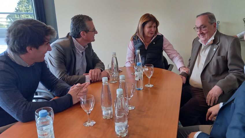 Lunghi acompañó a Patricia Bullrich en Mar del Plata