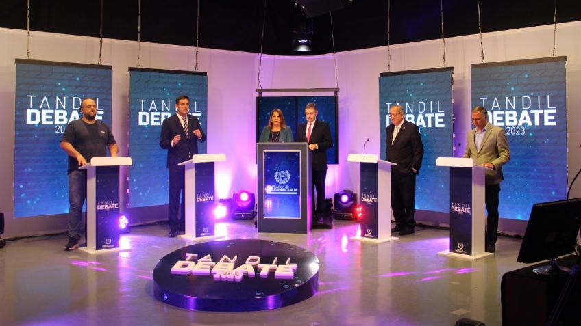 Los candidatos a intendente participaron del debate previo a las elecciones generales