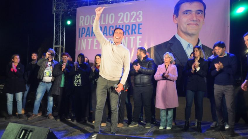 Iparraguirre cerró su campaña en la Estación