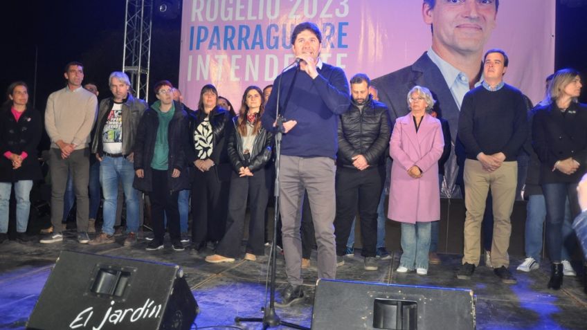 Iparraguirre cerró su campaña en la Estación