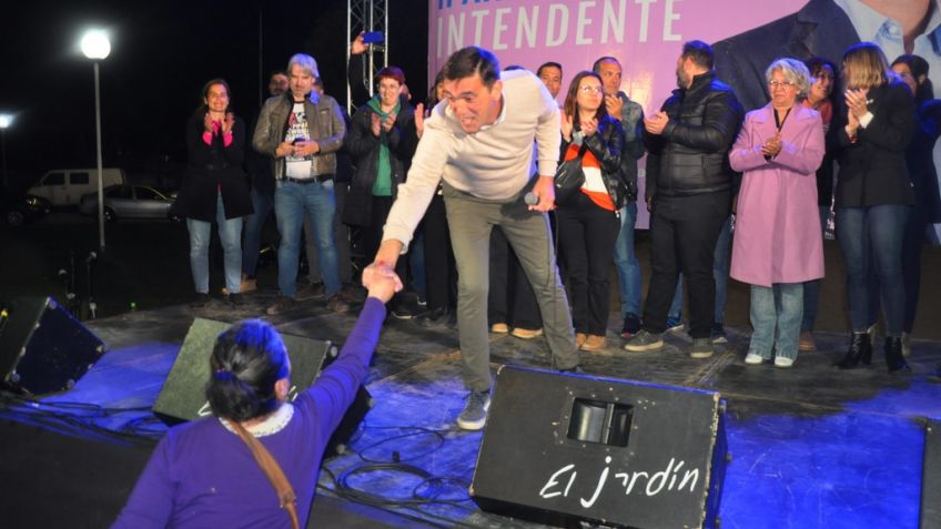 Iparraguirre cerró su campaña en la Estación