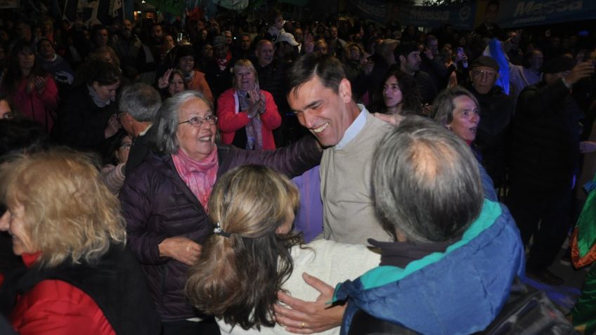Iparraguirre cerró su campaña en la Estación