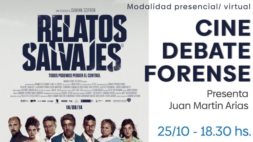 Cine debate Forense con la organización del Colegio de Psicólogos Distrito VIII