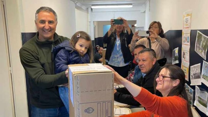 Votó Gonzalo Santamarina