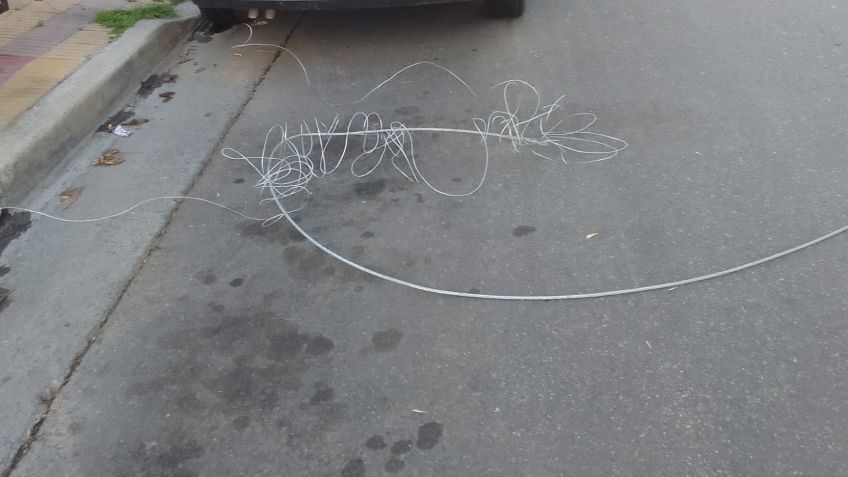 Robaron cables por tercera vez en la zona de Las Heras y 14 de julio