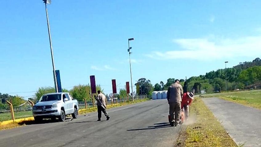 Avanzan los trabajos de desagües e infraestructura en la pista de atletismo