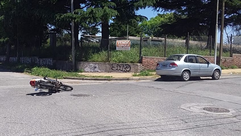 Se produjo un choque en Basílico y Sáenz Peña