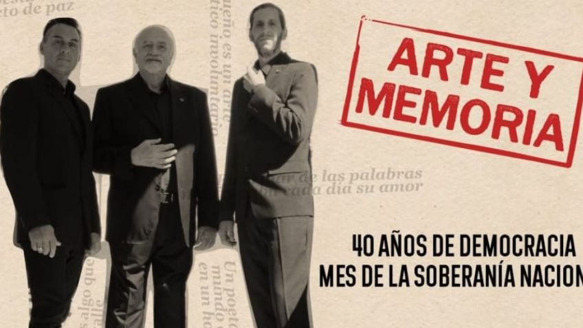 "Arte y Memoria" en la Plaza Independencia, organizado por la Unicen
