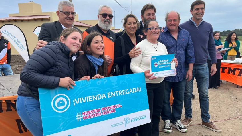 El Sindicato de Trabajadores Municipales entregó otras 10 viviendas de su barrio