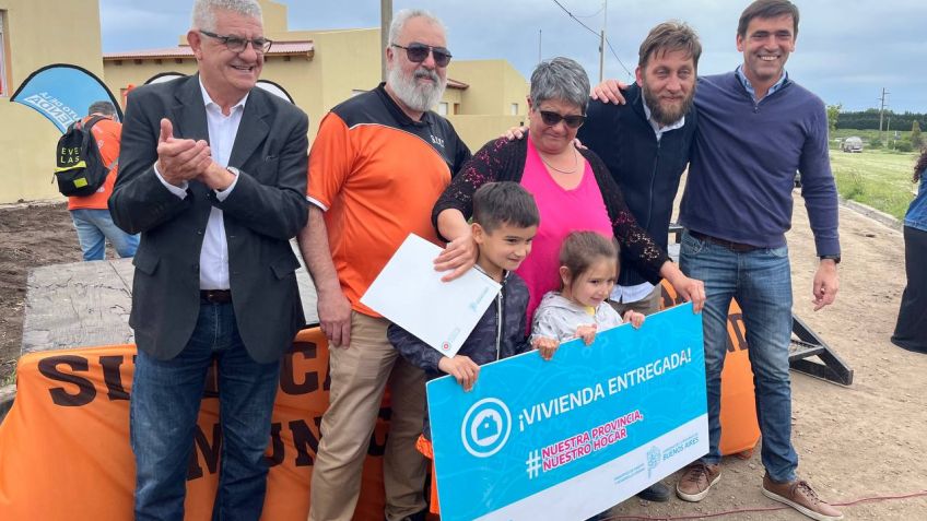 El Sindicato de Trabajadores Municipales entregó otras 10 viviendas de su barrio