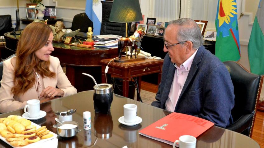 El intendente Lunghi recibió a la ministra Victoria Tolosa Paz
