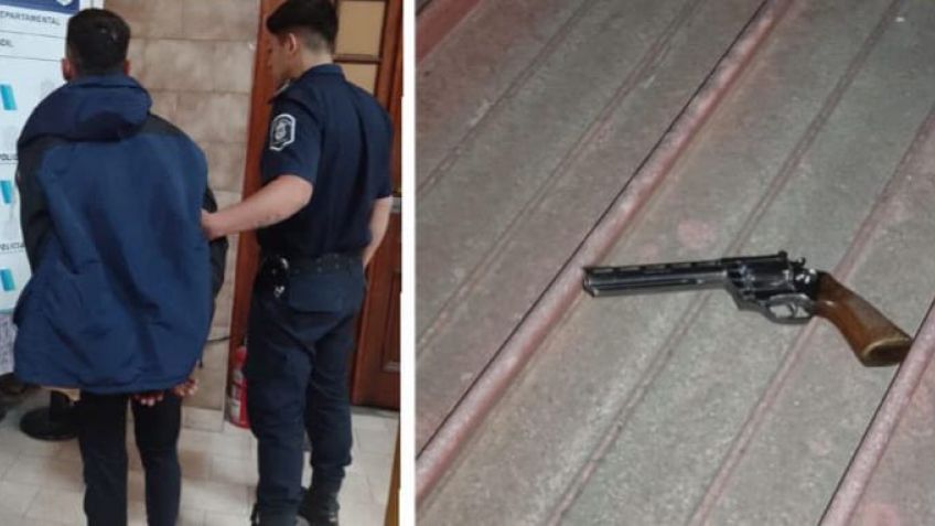 Detienen a un hombre por desobediencia y portación ilegal de arma de fuego