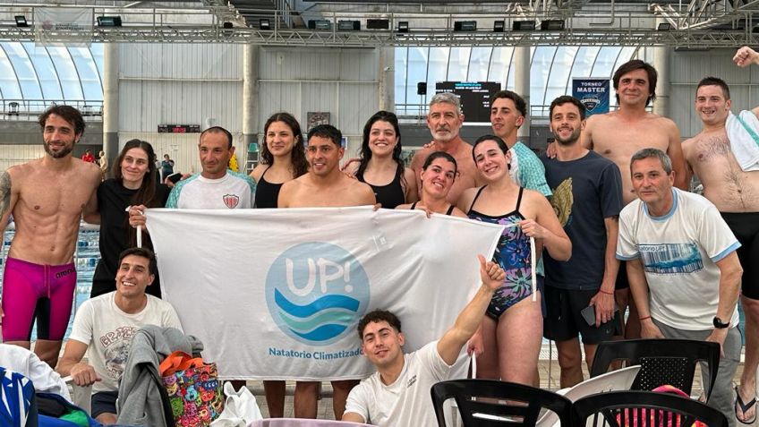 Unión y Progreso culminó en el sexto puesto en el Circuito Master de natación