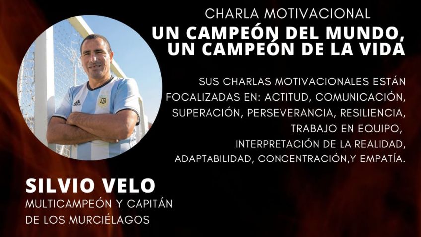 Silvio Velo, un campeón del Mundo disertando en el marco de Flama 2023
