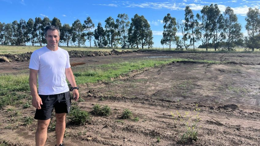 En CIANE trabajan en la construcción del Playón Polideportivo