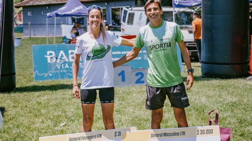 Sergio Hoffman y Leonela Rodriguez se llevaron la cuarta edición del Uncas Cross Trail.