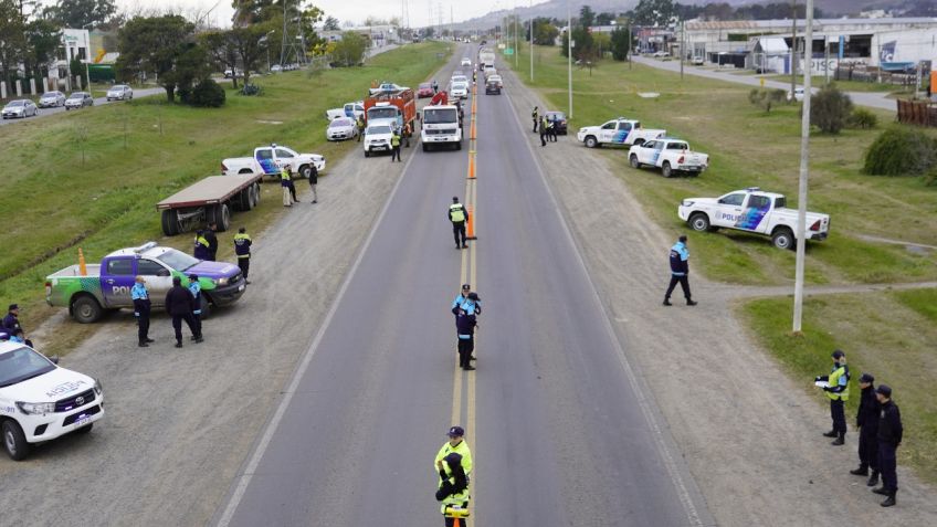 Realizaron importante operativo en Ruta 226