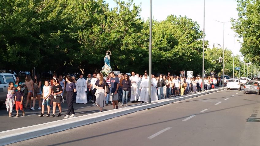 Se realizó la Procesión por la Patrona de la ciudad