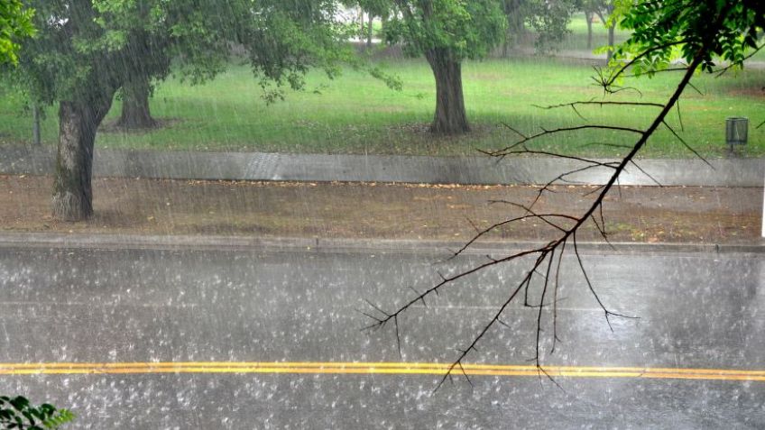 Cayeron unos 40 milímetros, pero la lluvia no causó mayores inconvenientes