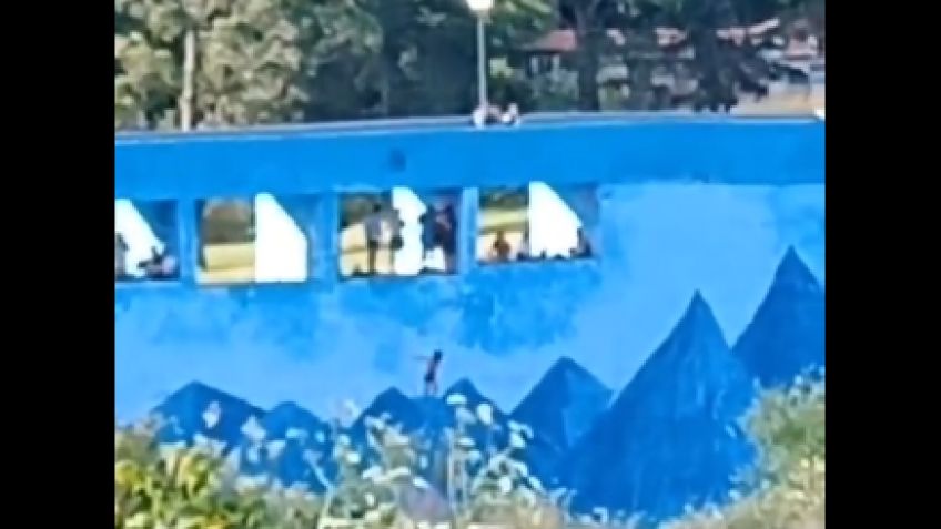 La peligrosa experiencia de utilizar el Ramal H para hacer saltos de altura