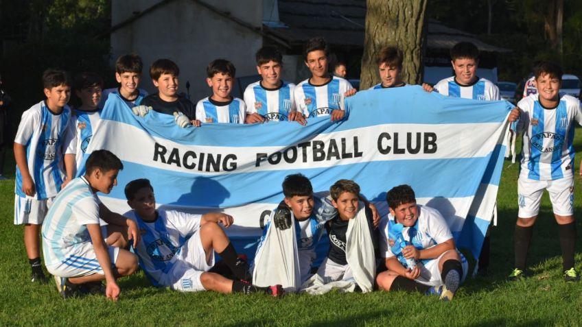 Racing de Gardey participó con éxito de la Liga Formativa de Fútbol