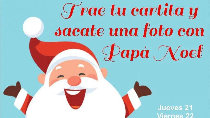 Papá Noel recibirá a los niños en la Plaza Independencia