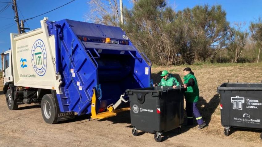Transportes Malvinas definió como funcionará el servicio de Recolección y Barrido en Tandil durante las Fiestas
