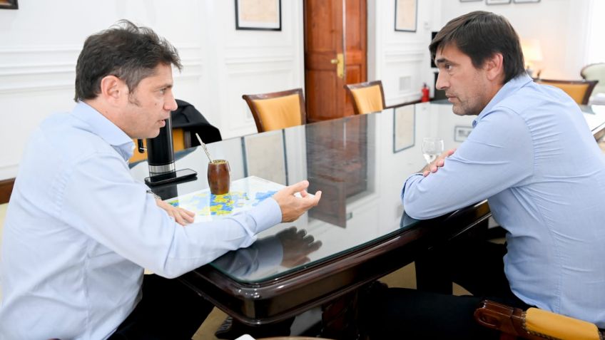 Iparraguirre se reunió Kicillof para hablar de la situación política actual y las gestiones en Tandil
