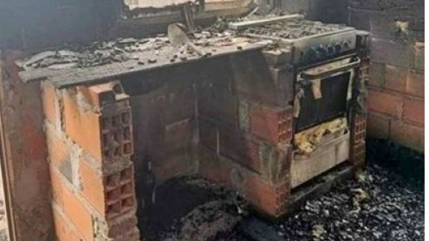La familia que perdió todo en un incendio acude a la solidaridad de los tandilenses
